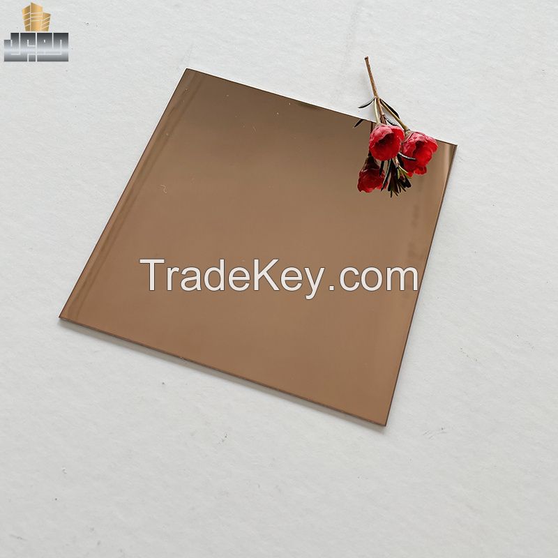 Rose Gold Mirror Finish Color Decorative Stainless Steel Sheet for Hotel