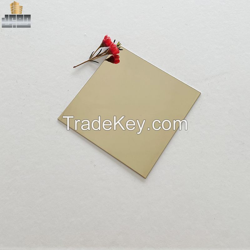 Gold Mirror Thin Stainless Steel Sheet Metal Fabrication for Sale