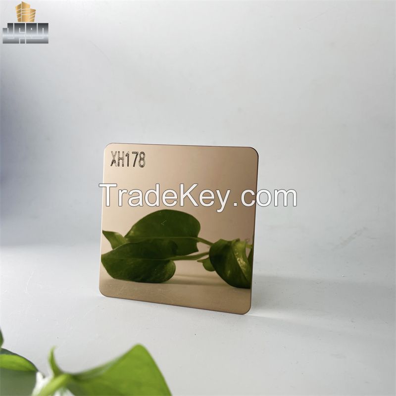 Coating Colored 201 304L 316 Decorative Sheets and Plates Super Mirror Finish Stainless Steel Sheet