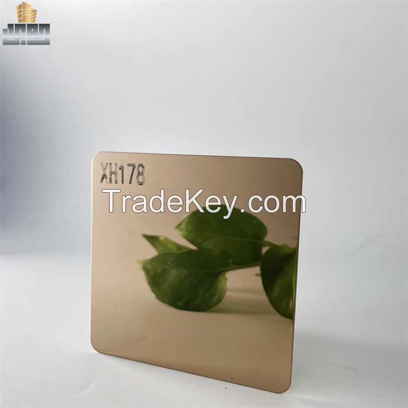 Coating Colored 201 304L 316 Decorative Sheets and Plates Super Mirror Finish Stainless Steel Sheet