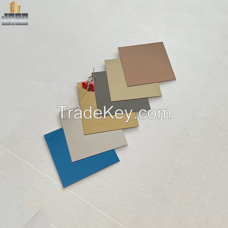 Blue Color Coated Golden Coating Decorative 201 Stainless Steel Sheet