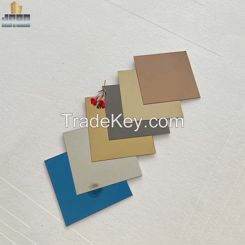 Blue Color Coated Golden Coating Decorative 201 Stainless Steel Sheet