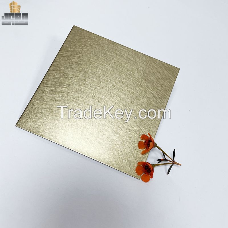 Gold Mirror Sheet for Hotel Wall and Ceiling Decoration