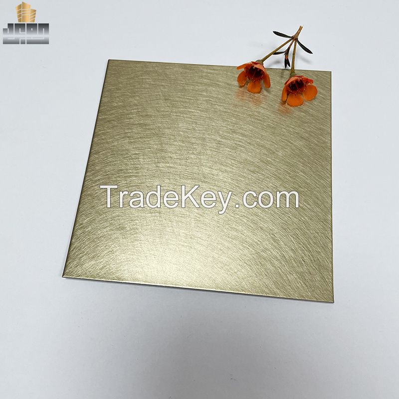 Gold Mirror Sheet for Hotel Wall and Ceiling Decoration 