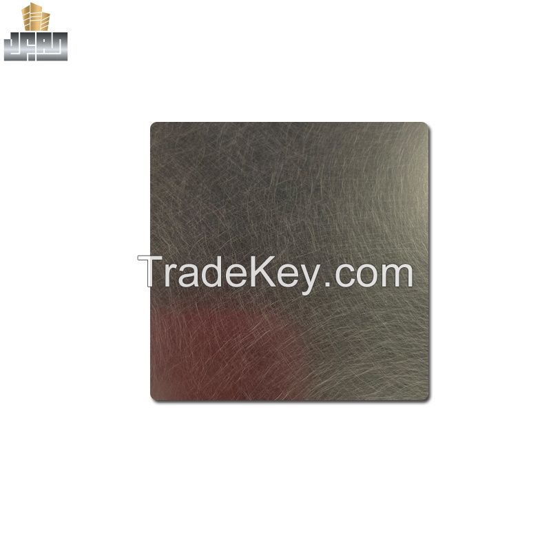 PVD Coated Bronze Brushed Colored Stainless Steel