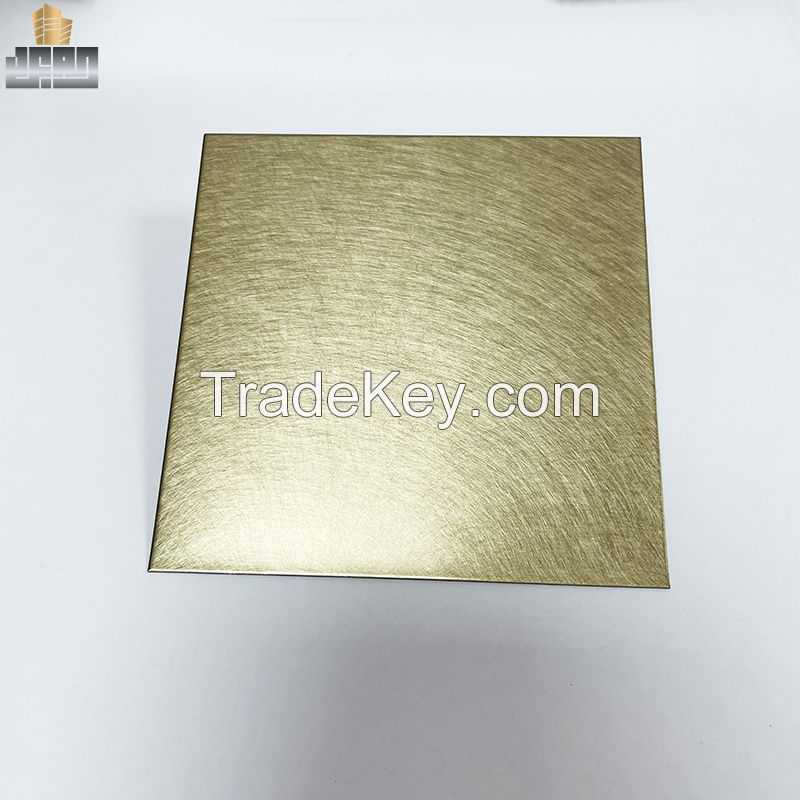 High Quality Customized Vibrated Metal Sheet Colored Stainless Steel Sheet 
