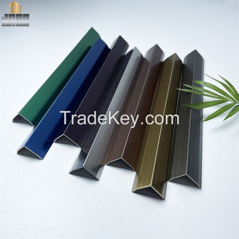 Multi Options L Profile Stainless Steel Tile Trim for Office Wall Trim