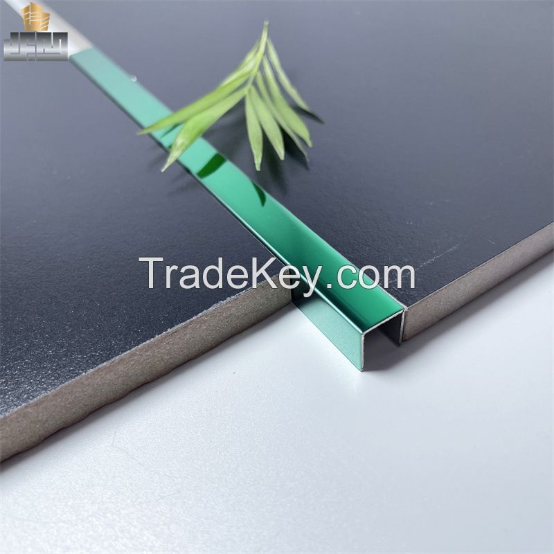 Green Color Coating Mirror Stainless Steel U Channel