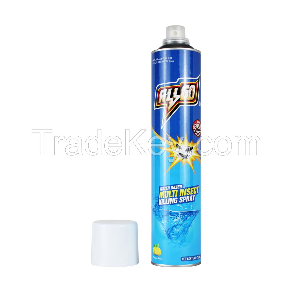 Hot Selling Factory Price High Effective Aerosol Insecticide Spray Insect Killer 750ml