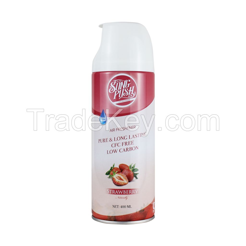 Aerosol Bottle Deodorant Room Perfume Spray Air Freshener Aeroso New Design Professional Logo 400ml