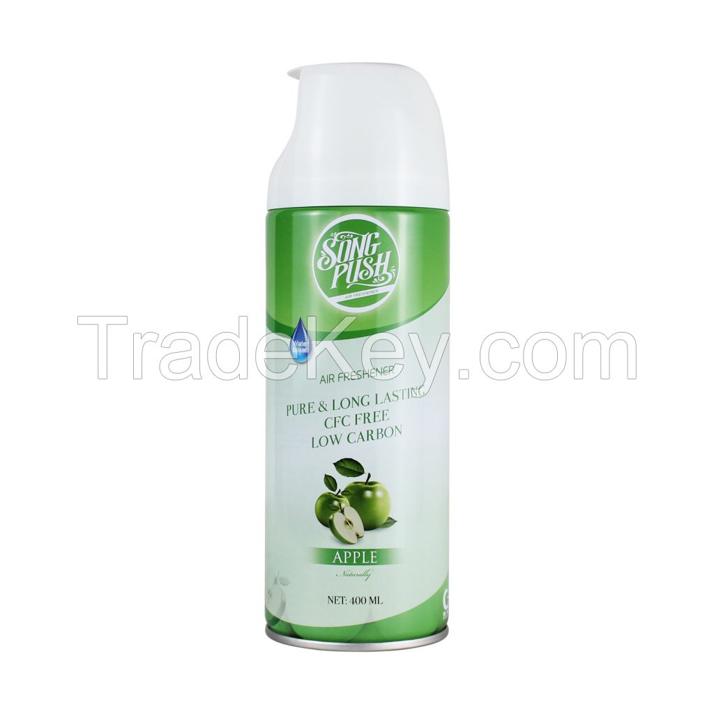 Aerosol Bottle Deodorant Room Perfume Spray Air Freshener Aeroso New Design Professional Logo 400ml