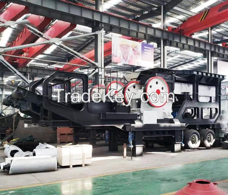   Wheel type Mobile Jaw Crusher