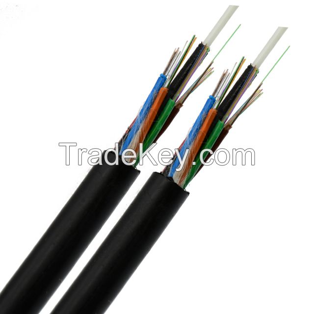 Outdoor GYFTY Fiber Optic Cable 2-244Core Stranded Structure PE Jacket