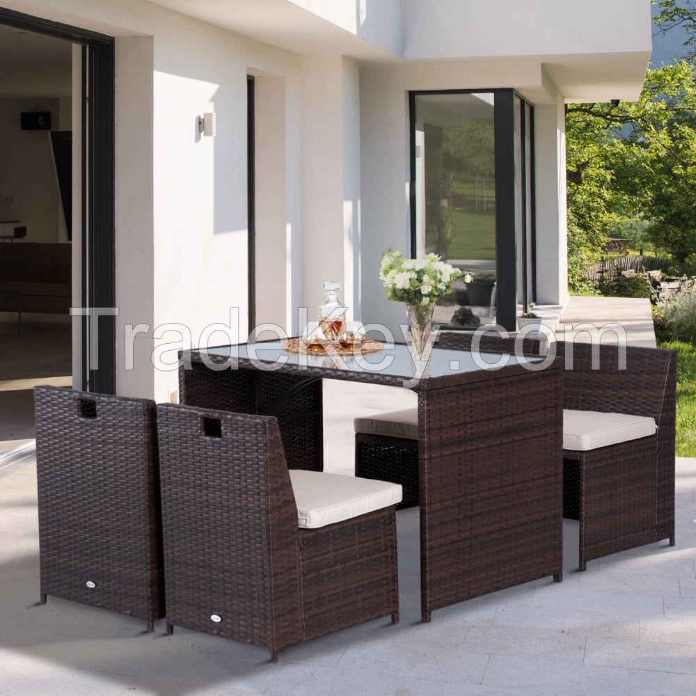 WICKER DINING SET