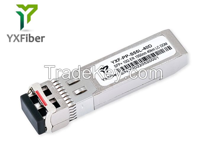 SFP+ 10G ER 1550nm 40km LC Optical Transceiver