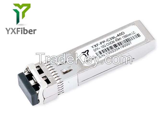 10G CWDM SFP ER ZR 40km 1390nm Wavelength LC Optic Module