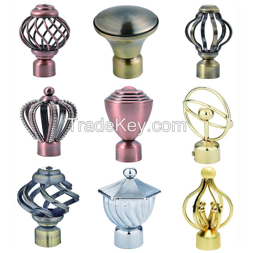 Wholesale production accessories Metal curtain rods 6m Diameter 28mm Wall thickness 0.5mm iron curtain poles