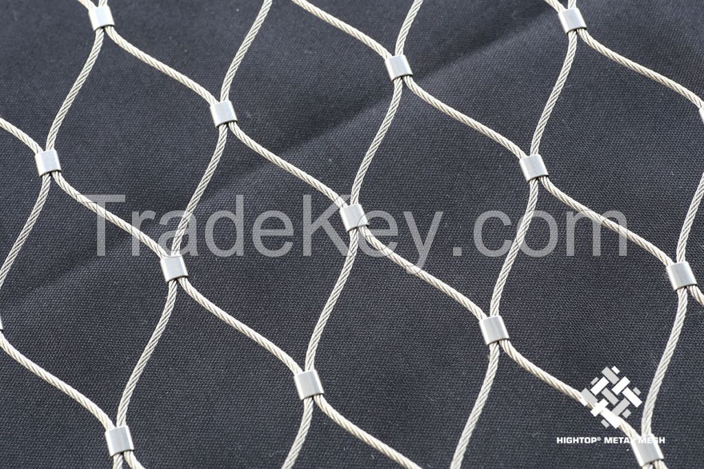 Stainless Steel Ferrule Rope Mesh Netting