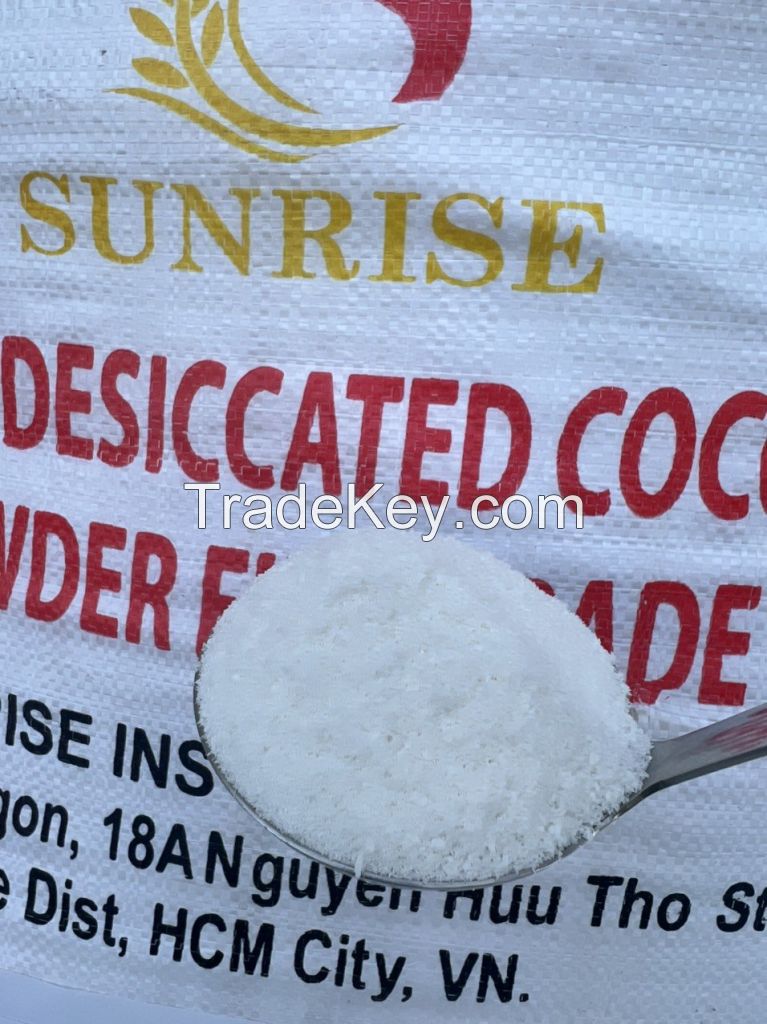 Desiccated Coconut High Fat/Low Fat Various Grade