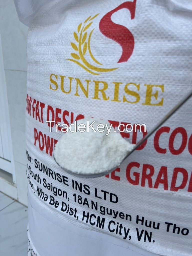 Desiccated Coconut High Fat/Low Fat Various Grade