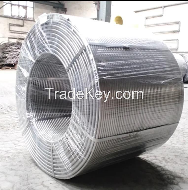 Hot selling high pure calcium cored wire with 55% Si min & 30% Ca min