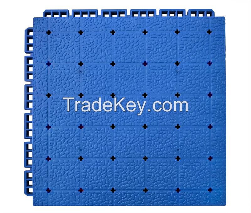 Plastic Waterproof Outdoor Badminton Basketball Court Flooring Garage Sports Ground Double Layer Sports Court Tiles