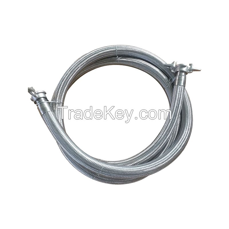 Quick coupling flexible metal hose