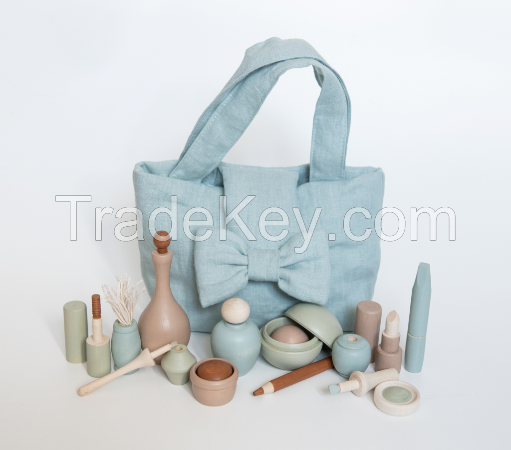 Wooden Play Make Up (blue And Mint Tints)