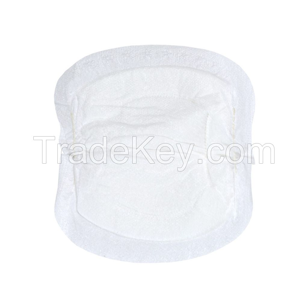 Disposable absorbent breast pads and quot belle Epoque and quot of anatomic shape with superabsorbent