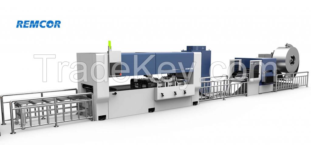 Coil sheet punching machine