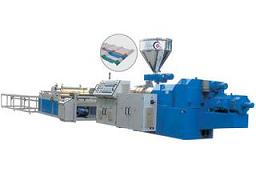 PVC waving plate extrusion line