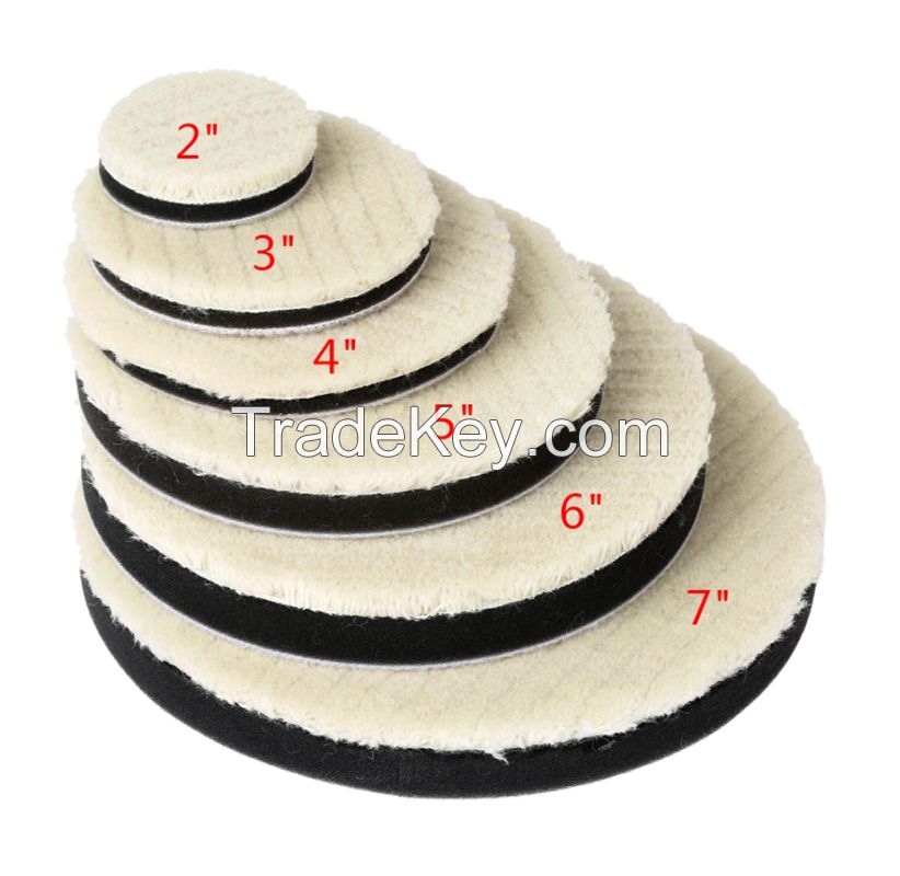 Pressed Industrial Wool Felt For Polishing Round Shape Wool Felt Polishing Wheel