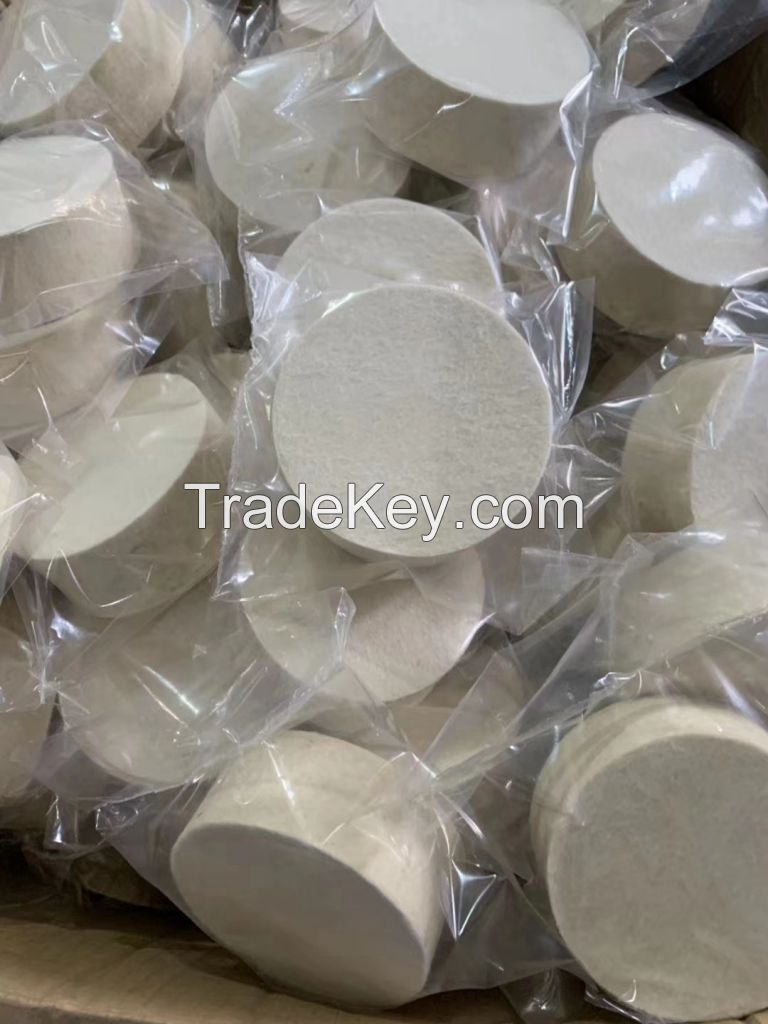 Pressed Industrial Wool Felt For Polishing Round Shape Wool Felt Polishing Wheel