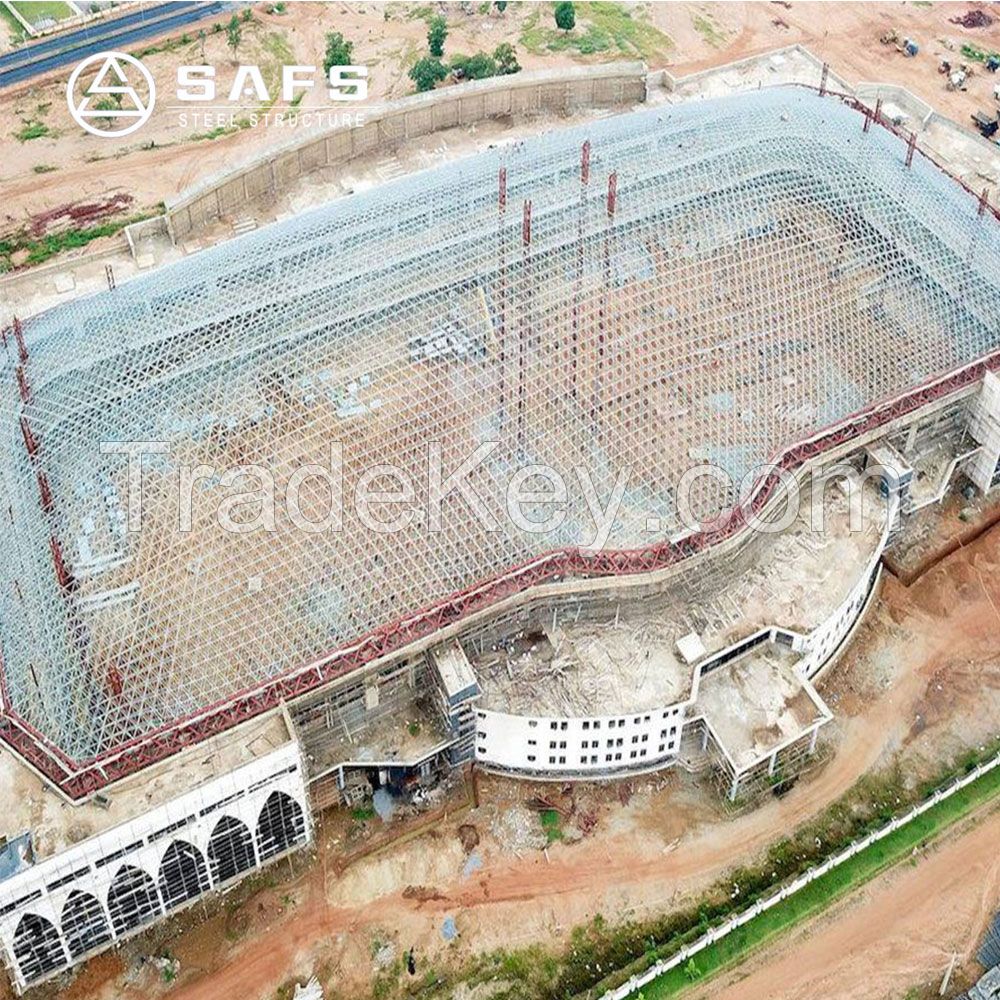 SAFS shopping mall building steel structure roof