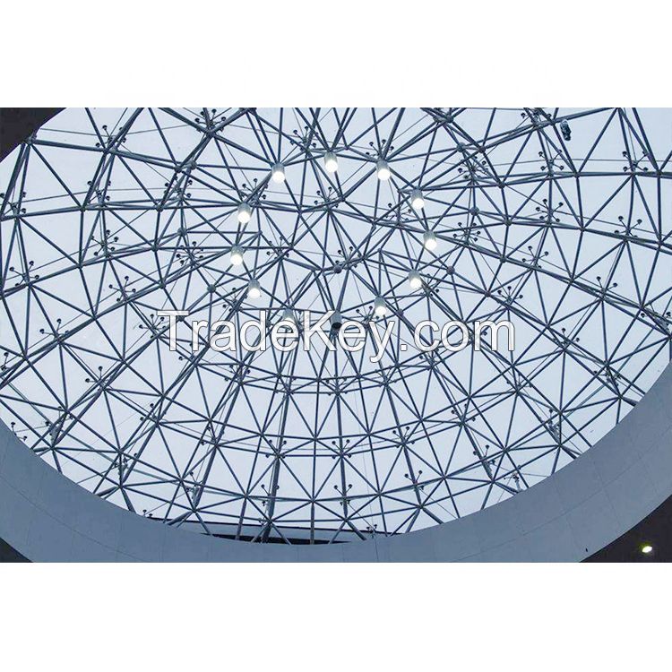 SAFS steel structure roof doom space frame