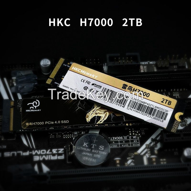HKCMemory SSD Series H7000 - 1TB/2TB PCIe Gen4X4 NVMe 2.0 - M.2 Internal SSD, Maximum Speed ,For PS5, Laptop & Desktop