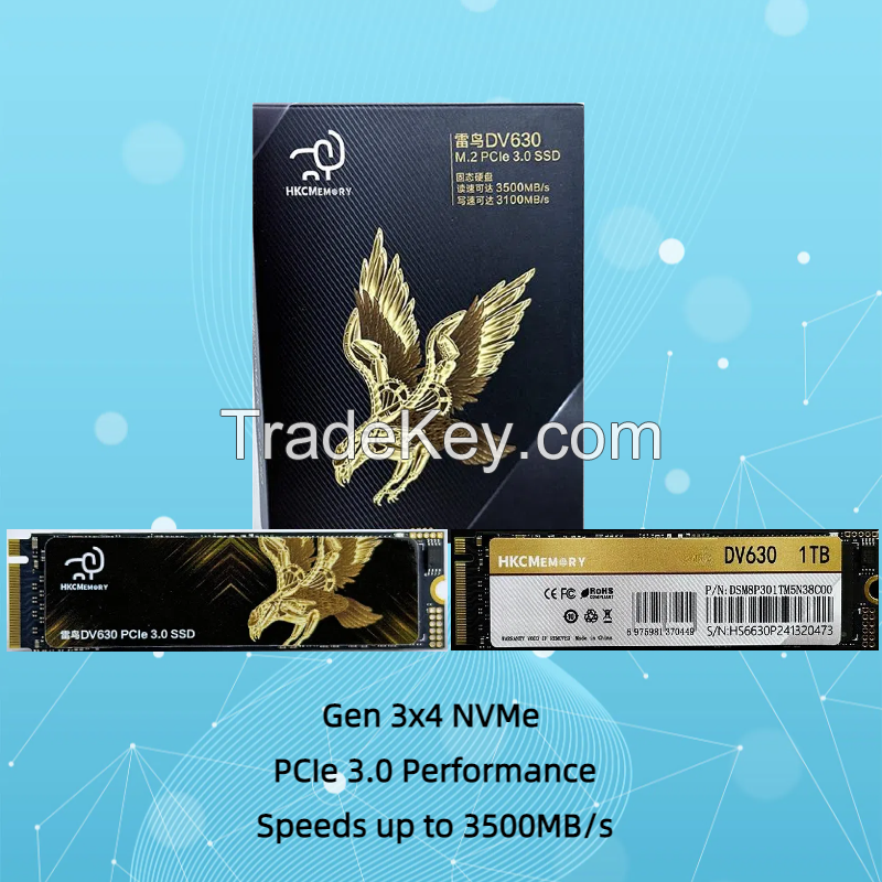 HKCMemory internal SSD Series DV630- 512GB/1TB/2TB PCIe Gen3 X4 NVMe 