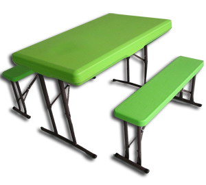 3 in 1 table and bench set