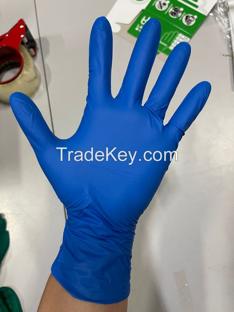 Malaysia High Quality Disposable Gloves Nitrile , Latex , Vinyl