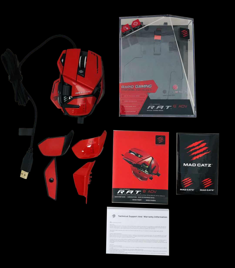 R.A.T. 8+ ADV Highly Customizable Optical Gaming Mouse