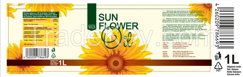 Sunflower Oil 1l GradOil