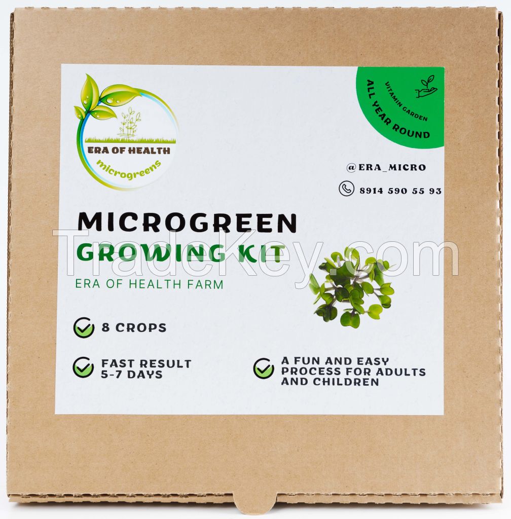 Microgreens Growing for 8 Crops