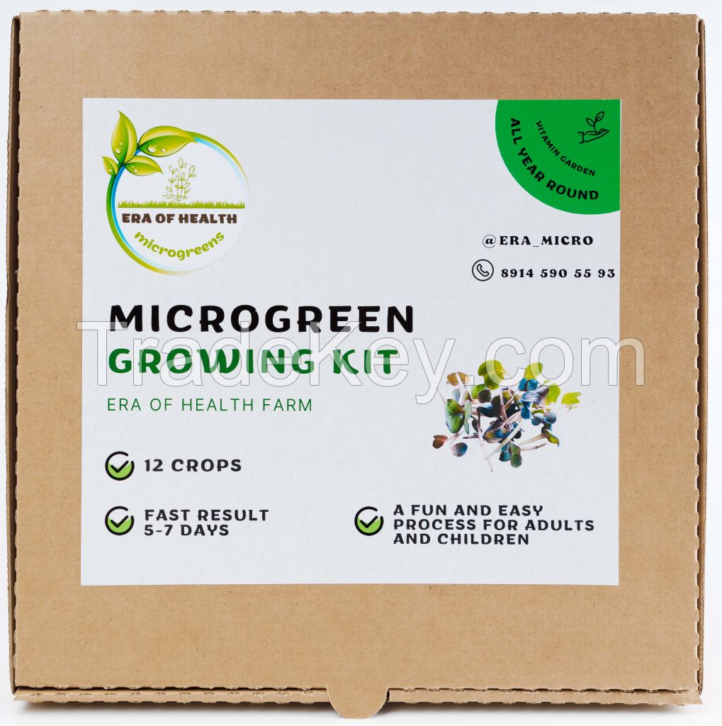 Microgreens Growing for 12 Crops