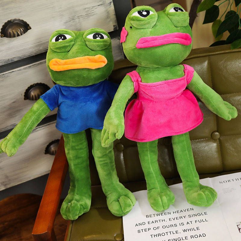 Pepe The Frog Plush Toy Sad Frog Doll Gifts 45cm