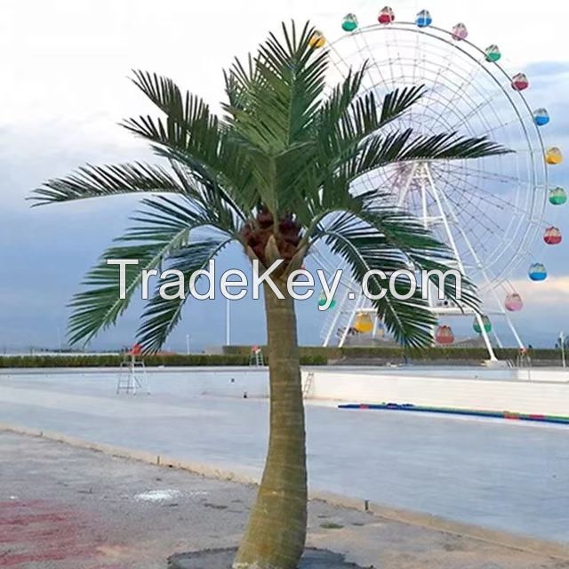 Artificial Coconut Palm Tree for outdoor project / shopping mall /restaurant decoration