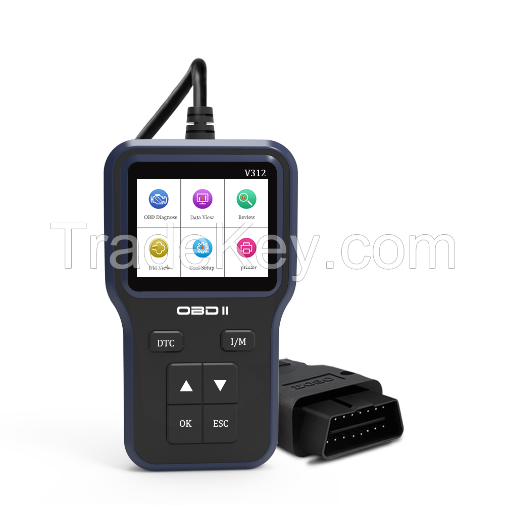 PSV312 .OBD car scanner fault repair decoder Vehicle fault analyzer diesel vehicle OBD scanning tool ECU reader OBD Key Programmer OBD Car scanner OBD, adapter OBD II Diagnostic system OBD reader Motorcycle diagnostic scanner