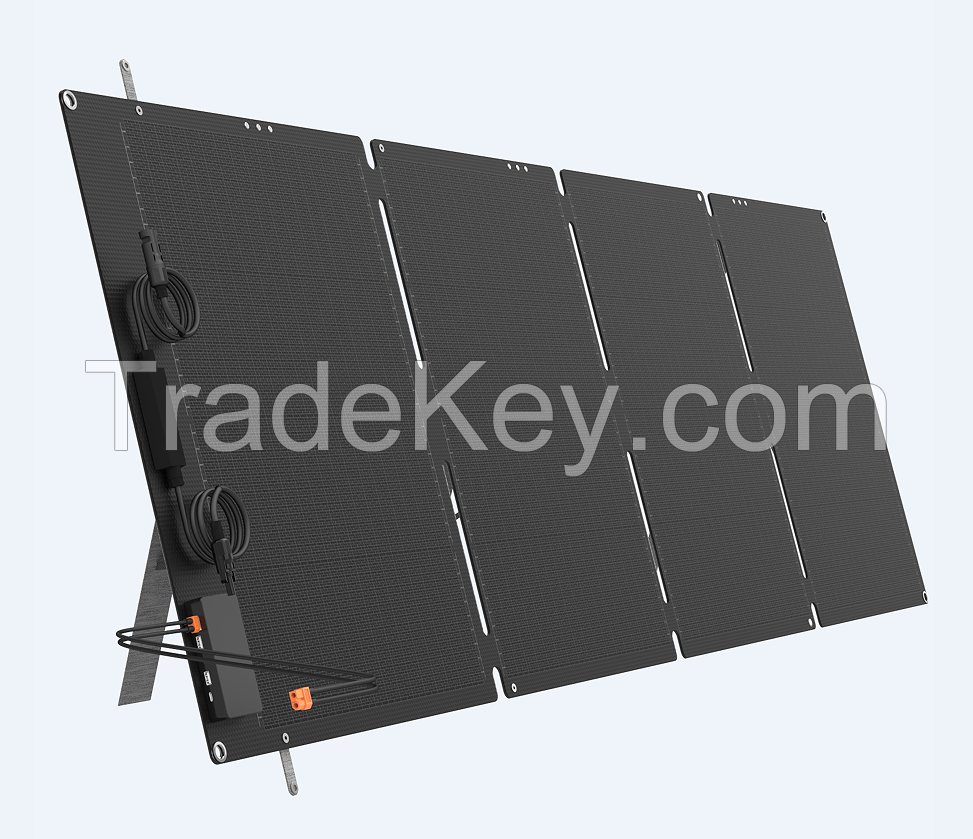  Outdoor mobile solar power supply 300W (4-fold one laminated belt bracket)