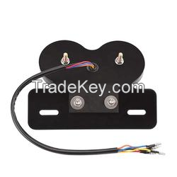 PSMS-BL04.FOR Harley / Honda / Yamaha / Suzuki motorcycle license plate bracket LED taillights