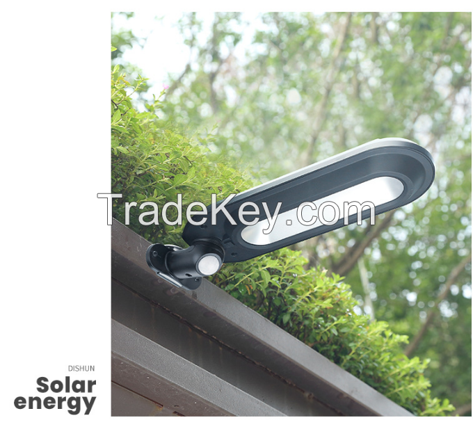 PSDS018. Outdoor courtyard wall, human body induction LED solar wall lamp