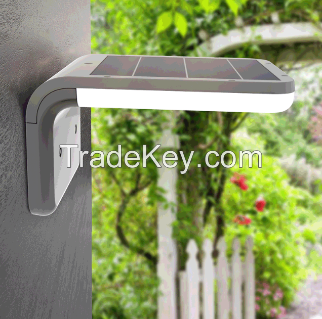 PSRY010(INX-1). Outdoor solar energy human body induction wall lamp. (Free of cable / free of installation / free of electricity charge)